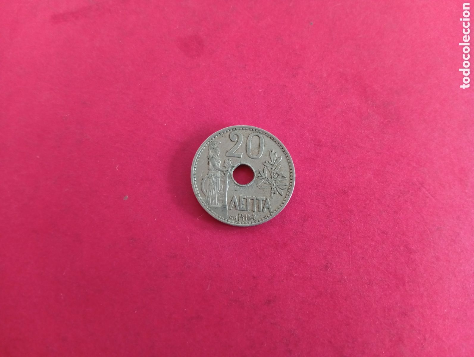 Monedas antiguas de Europa: 20 lepta de Grecia 1912