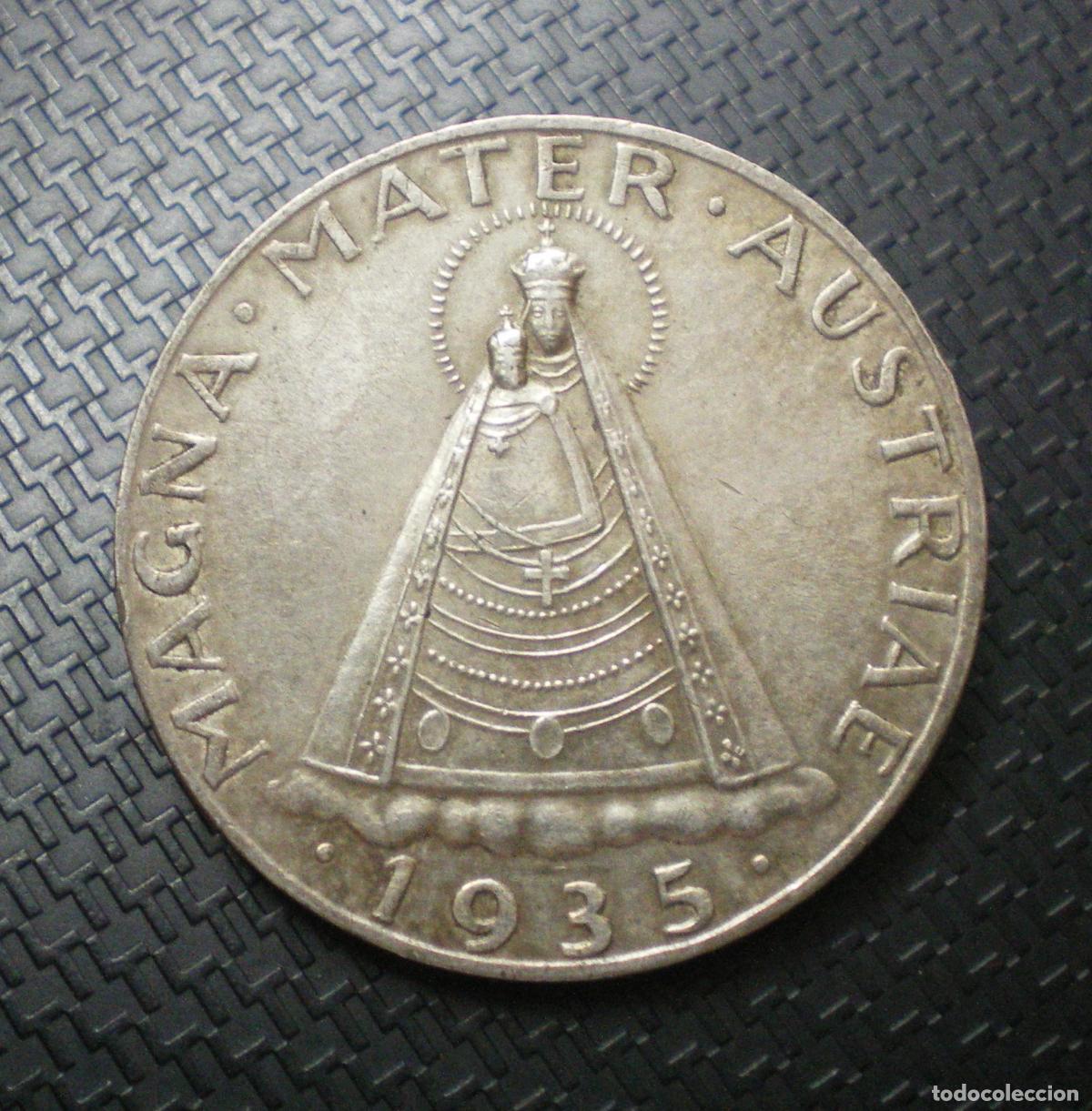 Monedas antiguas de Europa: AUSTRIA - 5 CHELINES de PLATA a&ntilde;o 1947