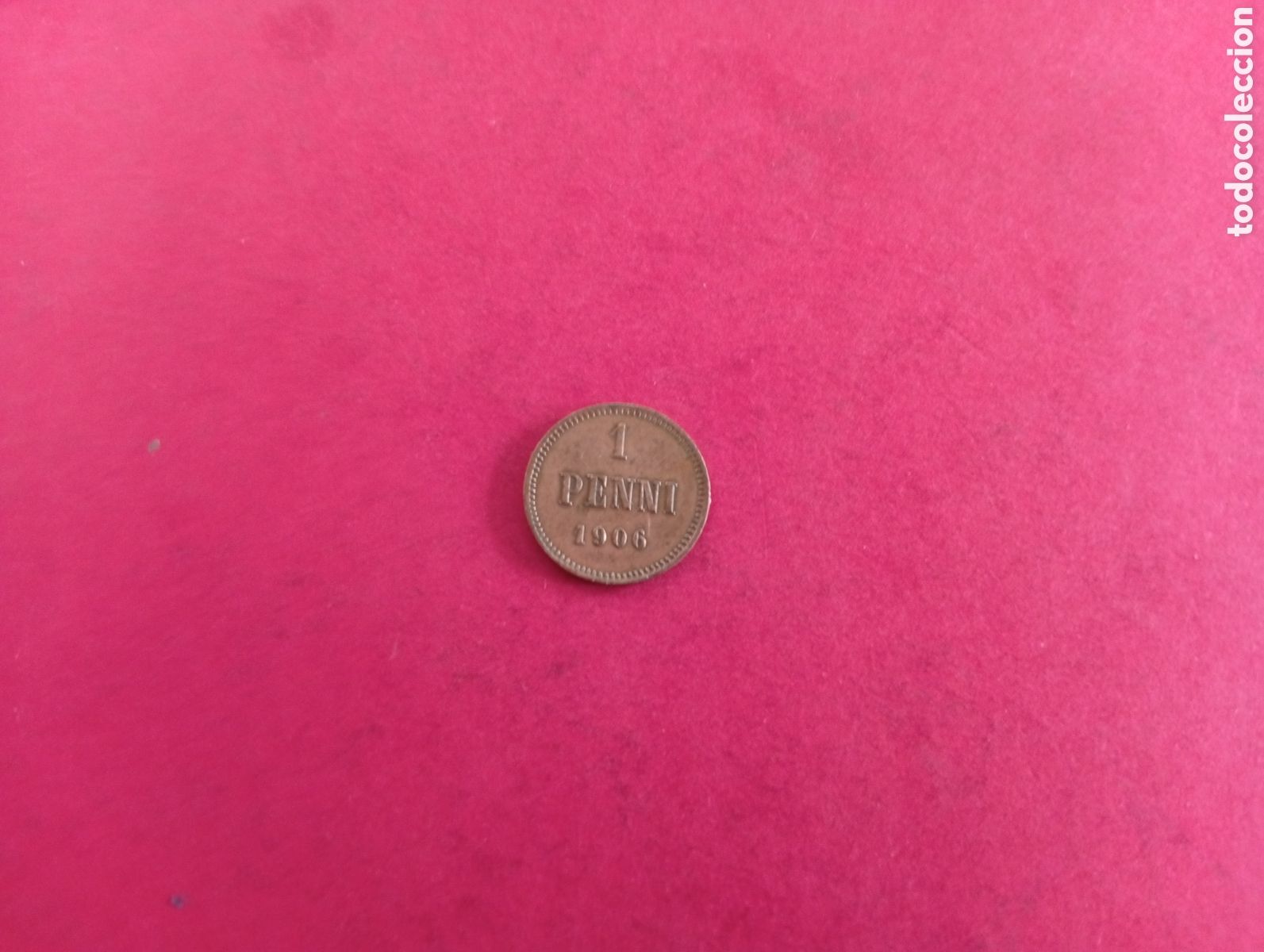 Monedas antiguas de Europa: 1 penni de Finlandia 1906