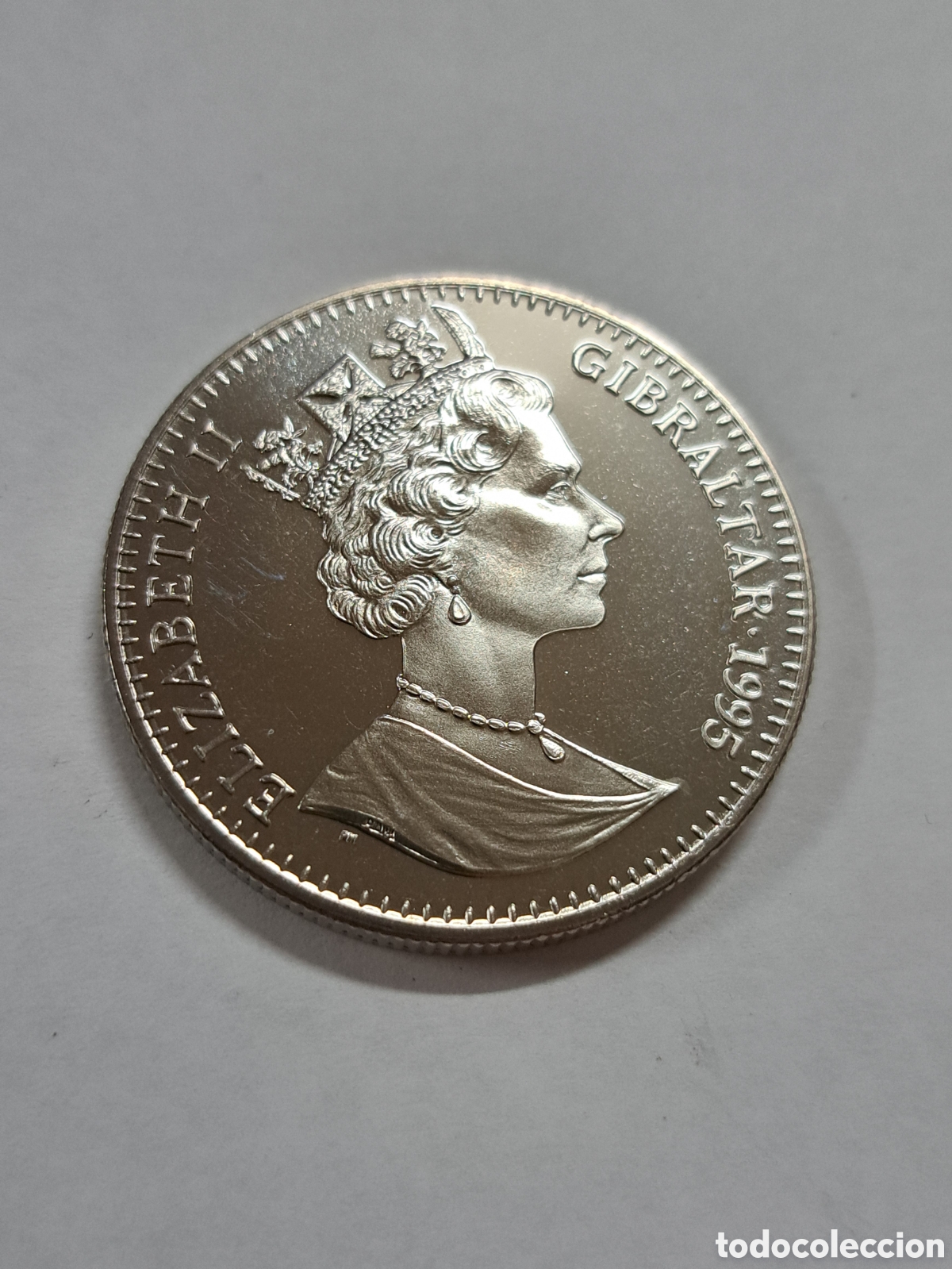 Monedas antiguas de Europa: 2,8 ecus de Gibraltar a&ntilde;o 1995 calidad proof sin circulaci&oacute;n