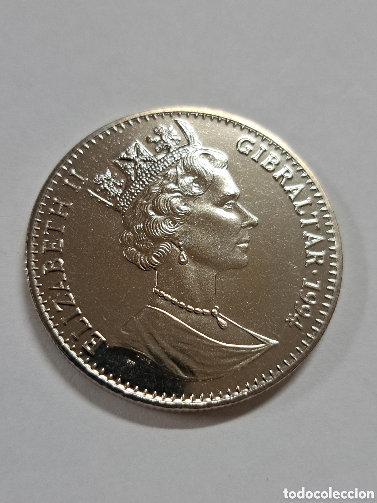 Monedas antiguas de Europa: 2,8 ecus de Gibraltar a&ntilde;o 1994 calidad proof sin circulaci&oacute;n