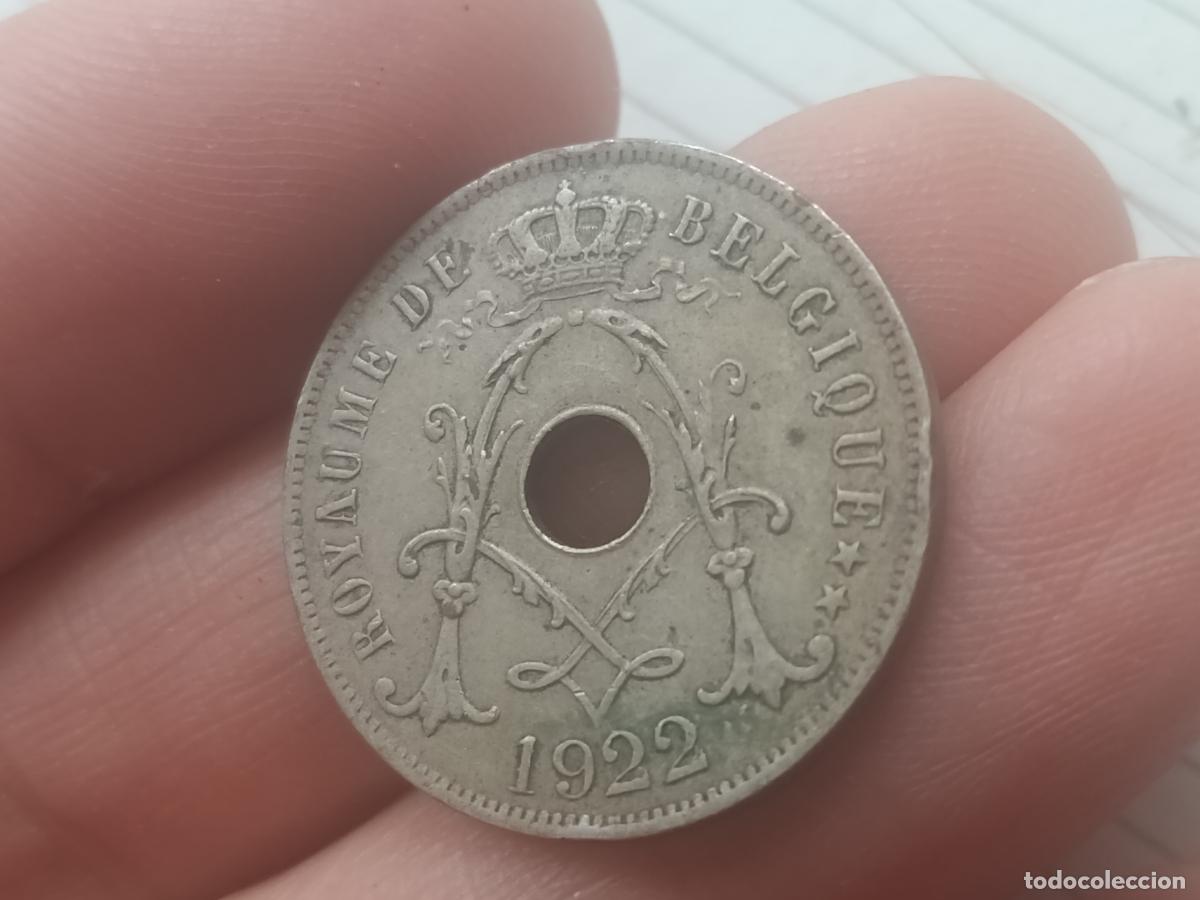 Monedas antiguas de Europa: B&Eacute;LGICA 25 CENTIMES 1922