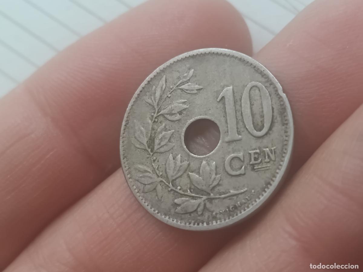Monedas antiguas de Europa: B&Eacute;LGICA 10 CENTIMES 1921
