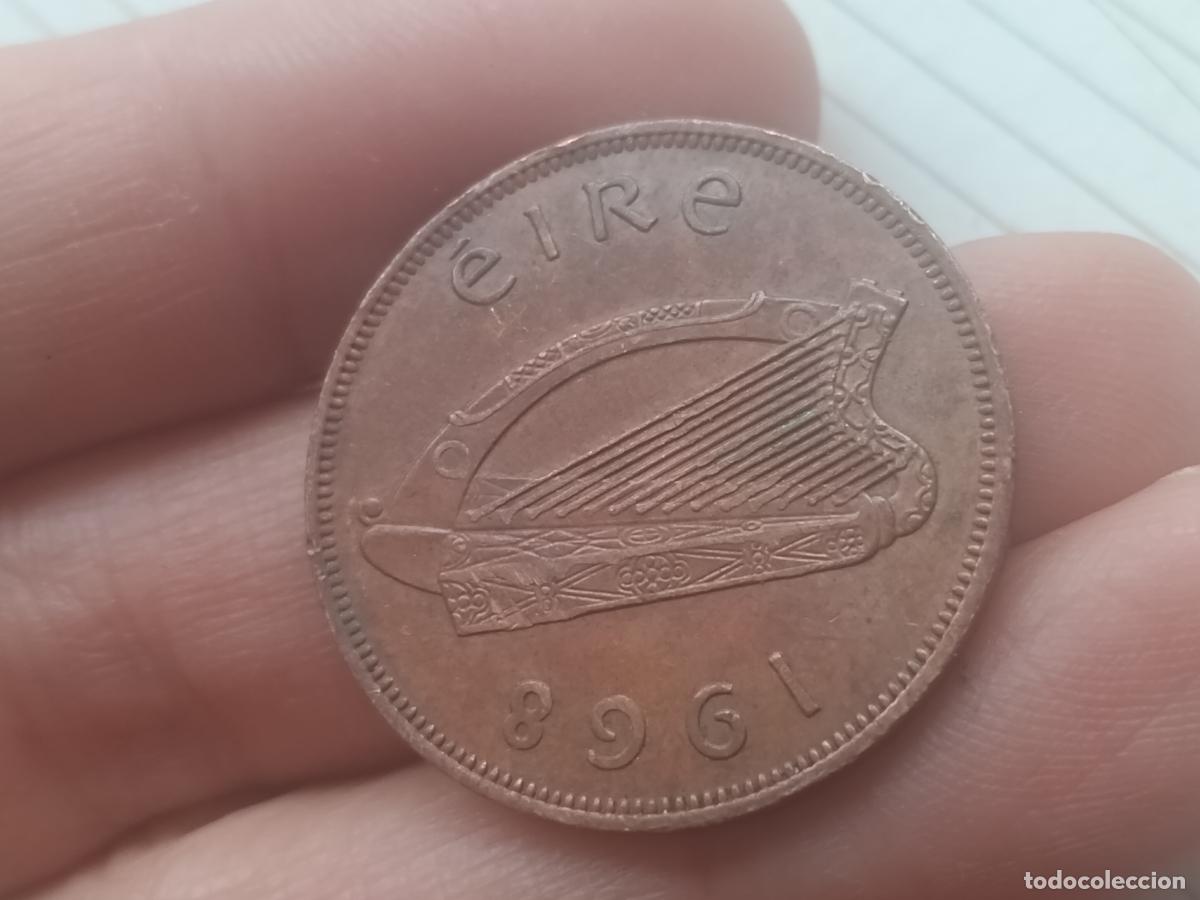 Monedas antiguas de Europa: Irlanda Ireland 1 penny penique 1968
