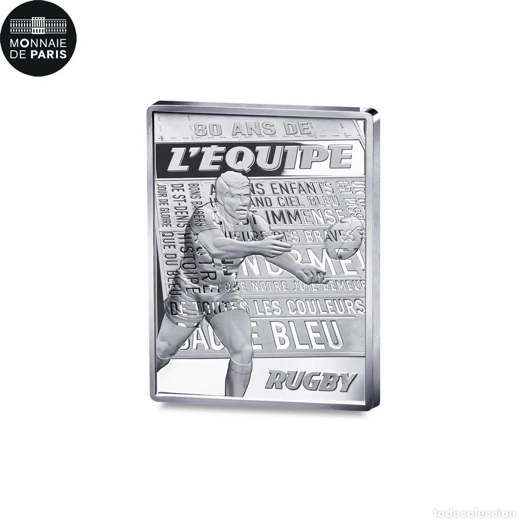 Monedas antiguas de Europa: [#475387] Francia, 10 Euro, 80 Ans L'Equipe - Rugby, BE, 2026, Monnaie de Paris, Plata
