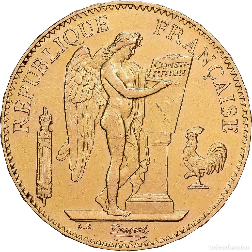 Monedas antiguas de Europa: [#1202845] Francia, 100 Francs, G&eacute;nie, 1878, Paris, Oro, EBC, KM:832