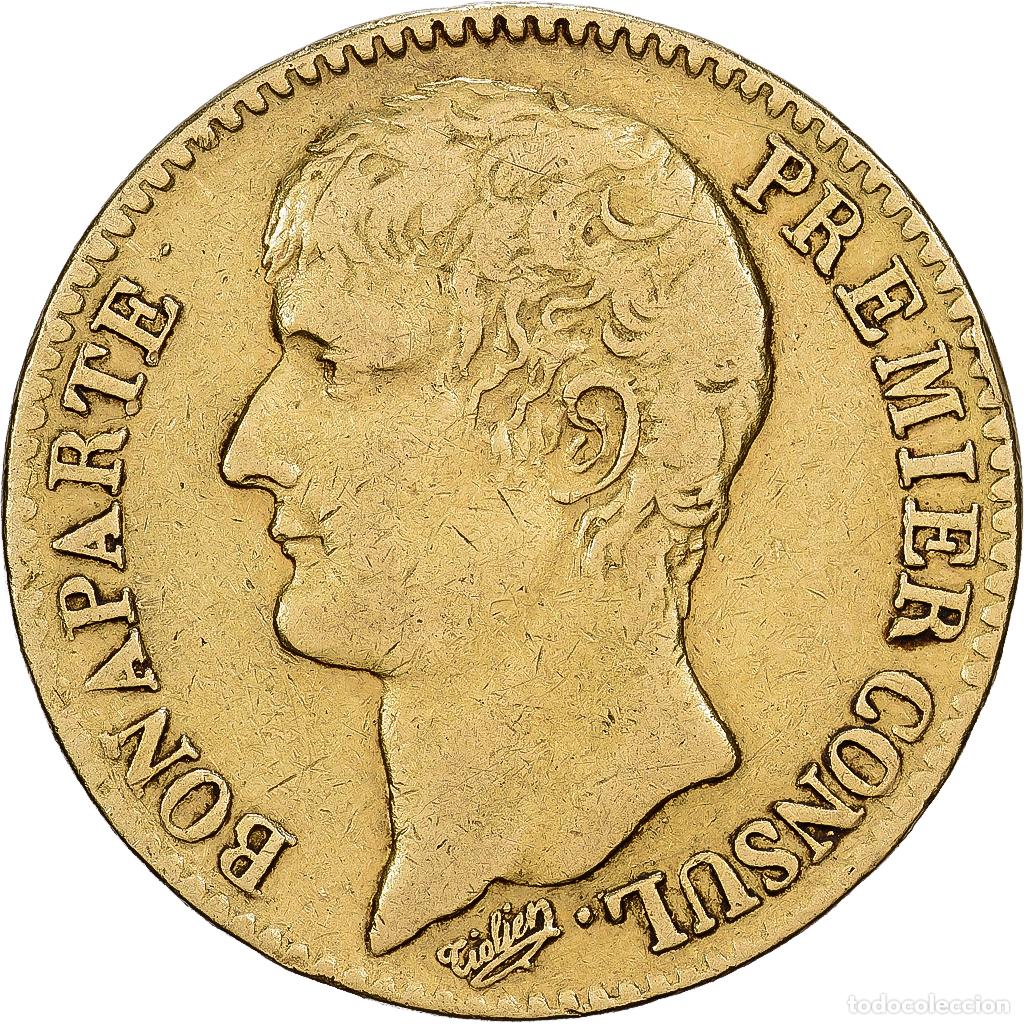 Monedas antiguas de Europa: [#1202780] Francia, 40 Francs, Napol&eacute;on I, An 12 (1804), Paris, Oro, BC+, KM:652