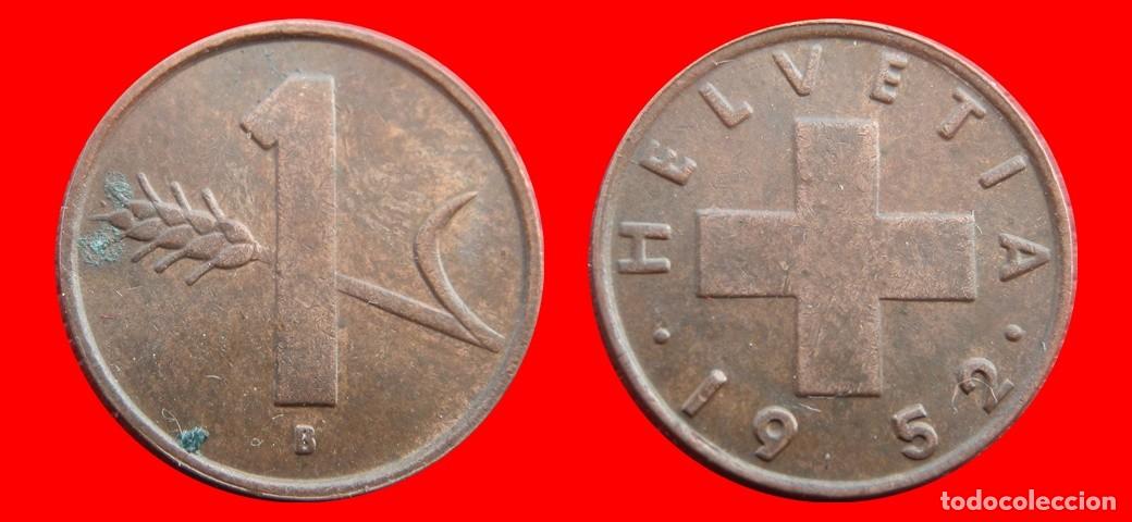 Monedas antiguas de Europa: 1 RAPPEN 1952 SUIZA-143889