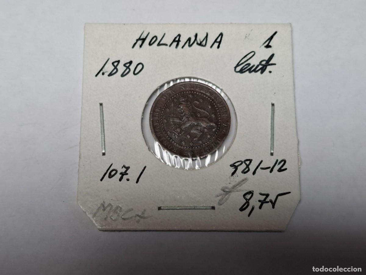 Monedas antiguas de Europa: 1 CENT de 1880 KM 107.1 HOLANDA en MBC+