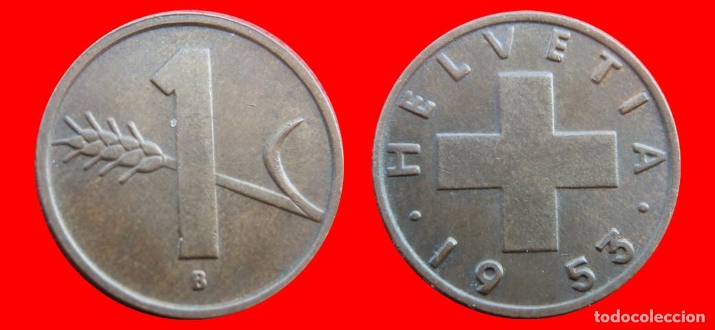 Monedas antiguas de Europa: 1 RAPPEN 1953 SUIZA-143890