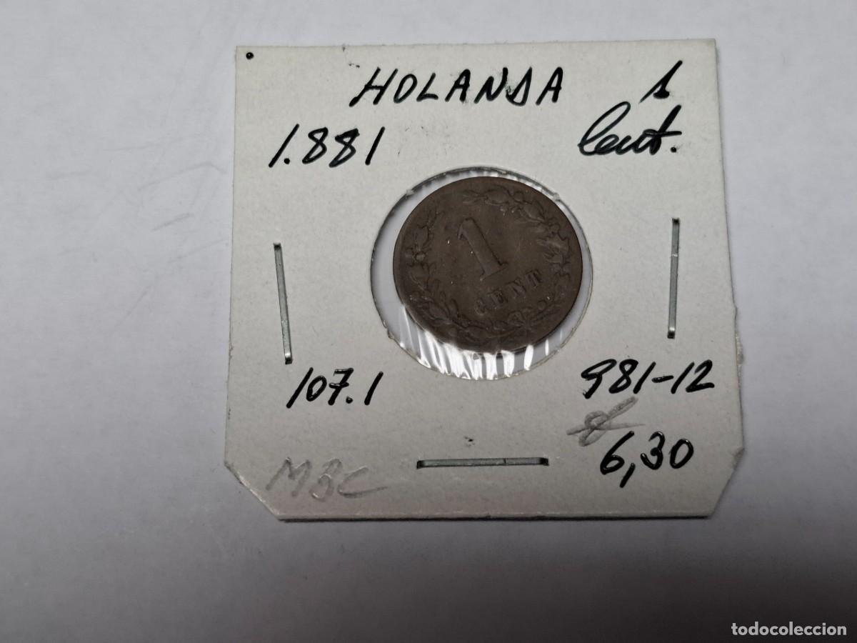 Monedas antiguas de Europa: 1 CENT de 1881 KM 107.1 HOLANDA en MBC