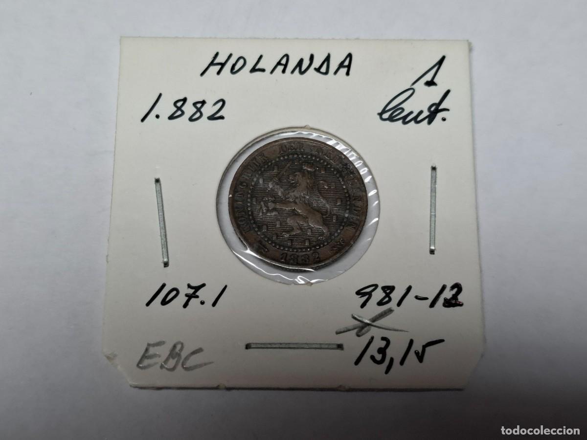 Monedas antiguas de Europa: 1 CENT de 1882 KM 107.1 HOLANDA en EBC