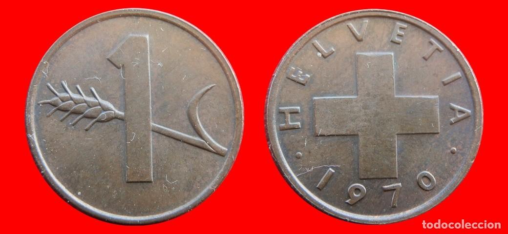 Monedas antiguas de Europa: 1 RAPPEN 1970 SUIZA-143898