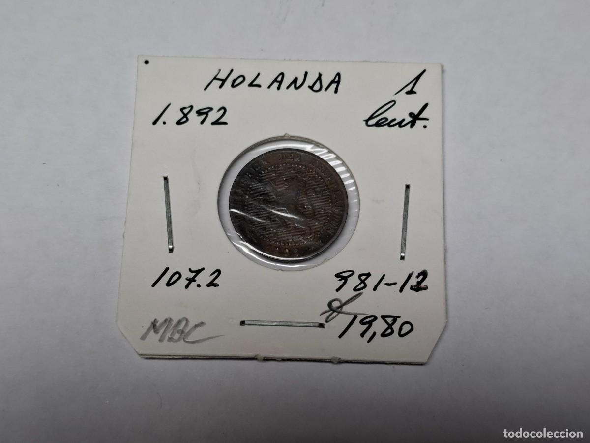 Monedas antiguas de Europa: 1 CENT de 1892 KM 107.2 HOLANDA en MBC
