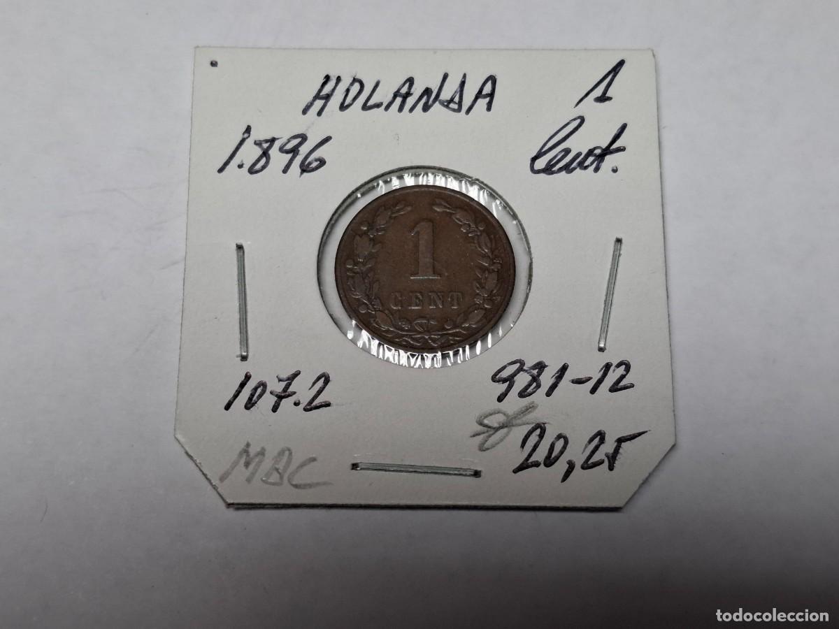 Monedas antiguas de Europa: 1 CENT de 1896 KM 107.2 HOLANDA en MBC