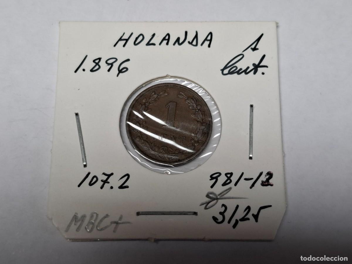 Monedas antiguas de Europa: 1 CENT de 1896 KM 107.2 HOLANDA en MBC+