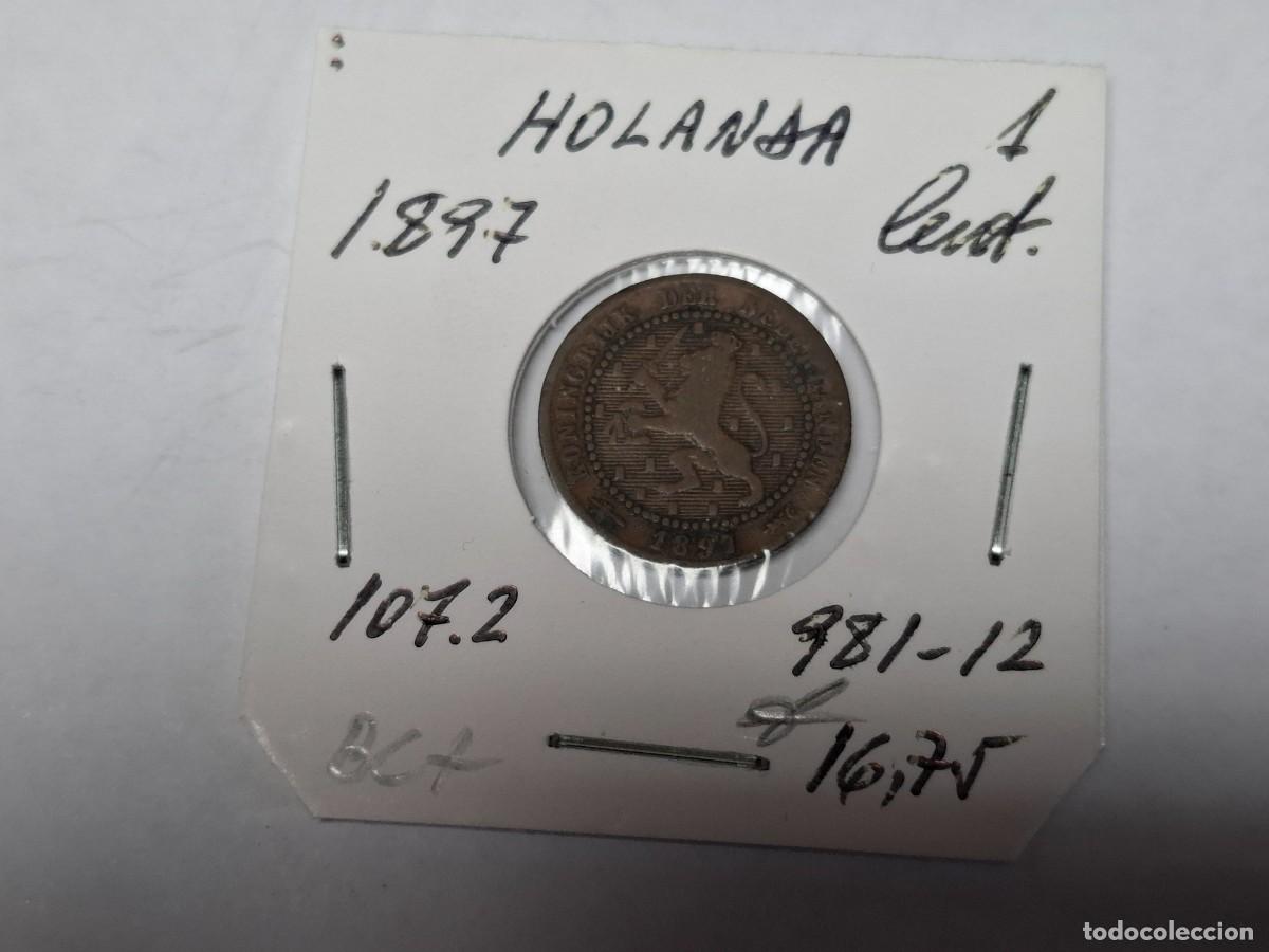 Monedas antiguas de Europa: 1 CENT de 1897 KM 107.2 HOLANDA en BC+