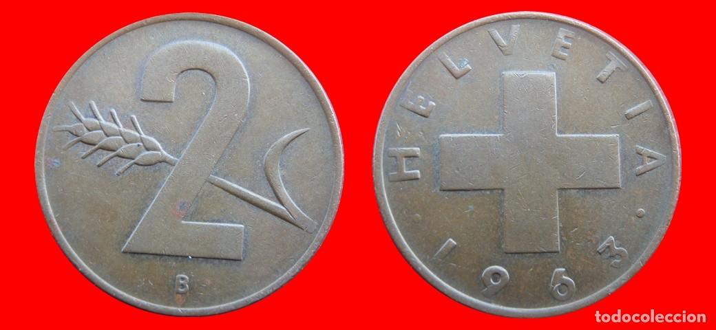 Monedas antiguas de Europa: 2 RAPPEN 1963 SUIZA-143904