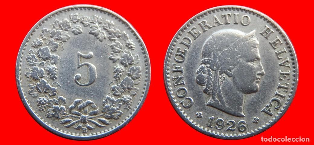 Monedas antiguas de Europa: 5 RAPPEN 1926 SUIZA-143909
