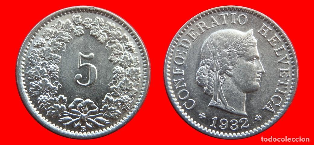 Monedas antiguas de Europa: 5 RAPPEN 1932 SUIZA-143911