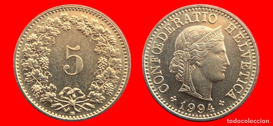 Monedas antiguas de Europa: 5 RAPPEN 1994 SUIZA-143918