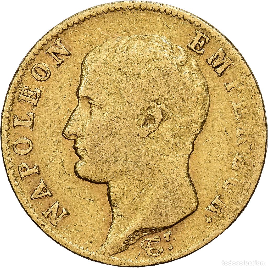 Monedas antiguas de Europa: [#1213926] Francia, Napoleon I, 20 Francs, 1806, Paris, Oro, BC+, Gadoury:1023, Le