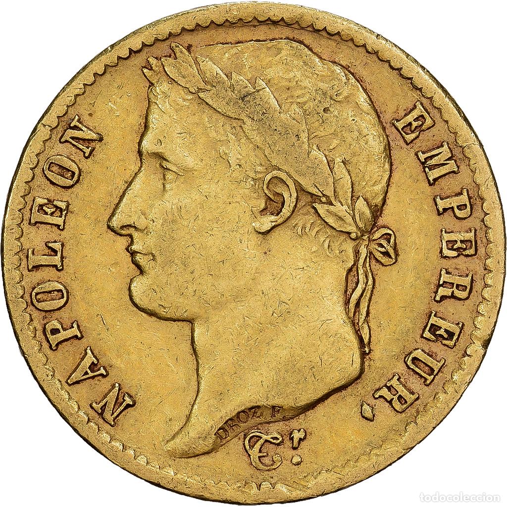 Monedas antiguas de Europa: [#1202844] Francia, 20 Francs, Napol&eacute;on I, 1810, Paris, Oro, BC+, KM:695.1