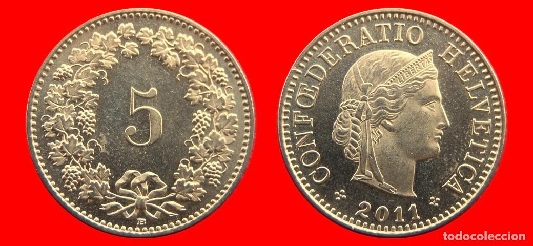 Monedas antiguas de Europa: 5 RAPPEN 2011 SUIZA-143923