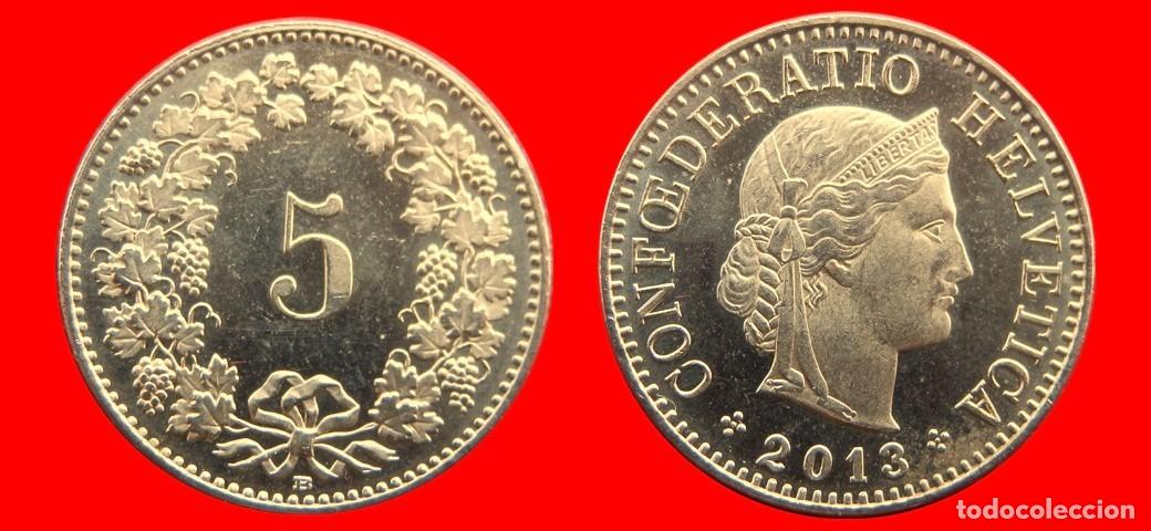 Monedas antiguas de Europa: 5 RAPPEN 2013 SUIZA-143925