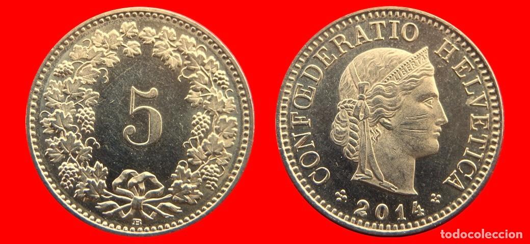 Monedas antiguas de Europa: 5 RAPPEN 2014 SUIZA-143926