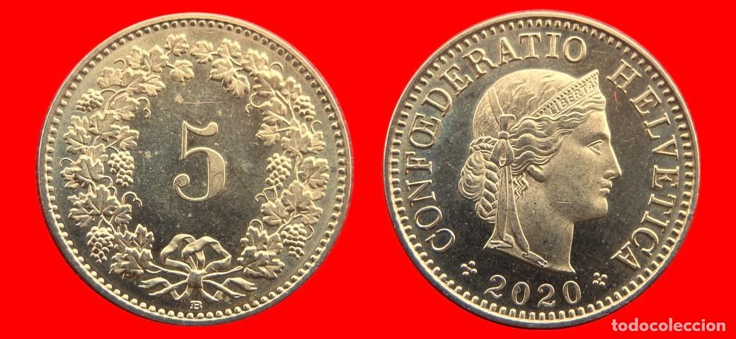 Monedas antiguas de Europa: 5 RAPPEN 2020 SUIZA-143929