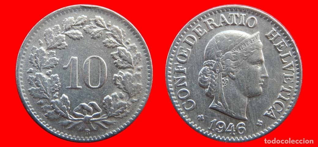 Monedas antiguas de Europa: 10 RAPPEN 1946 SUIZA-143931