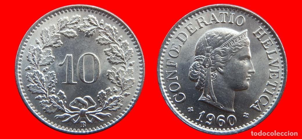 Monedas antiguas de Europa: 10 RAPPEN 1960 SUIZA-143933