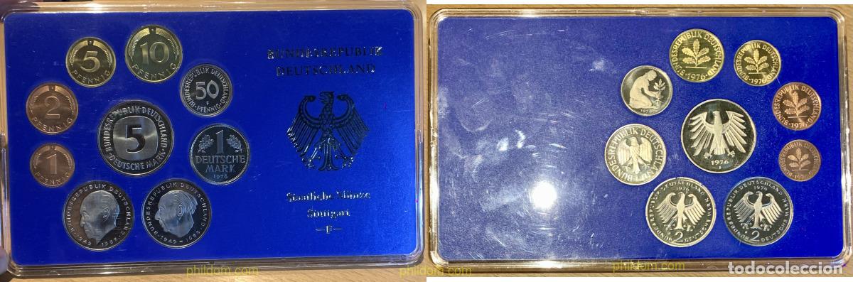 Monedas antiguas de Europa: 3862 ALEMANIA 1976 GERMANY FEDERAL 1976 PROOF SET D