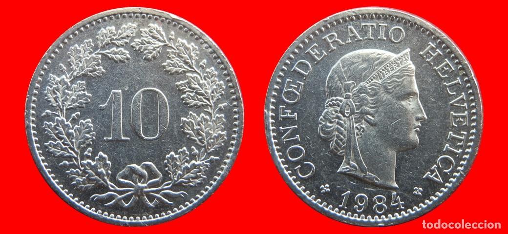Monedas antiguas de Europa: 10 RAPPEN 1984 SUIZA-143935
