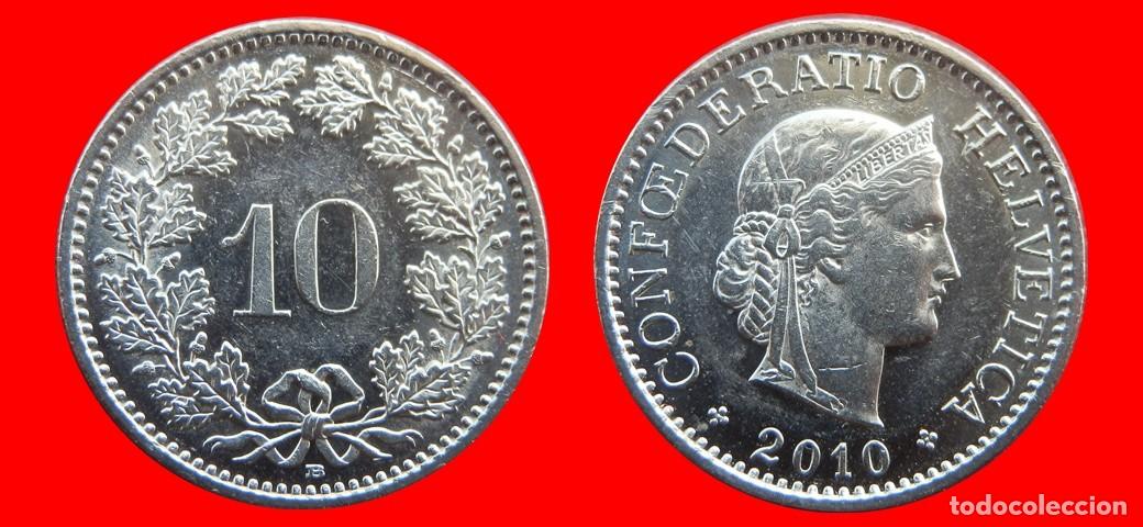 Monedas antiguas de Europa: 10 RAPPEN 2010 SUIZA-143939