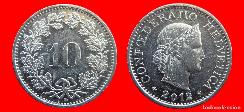Monedas antiguas de Europa: 10 RAPPEN 2012 SUIZA-143941