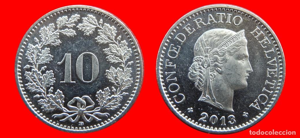 Monedas antiguas de Europa: 10 RAPPEN 2013 SUIZA-143942