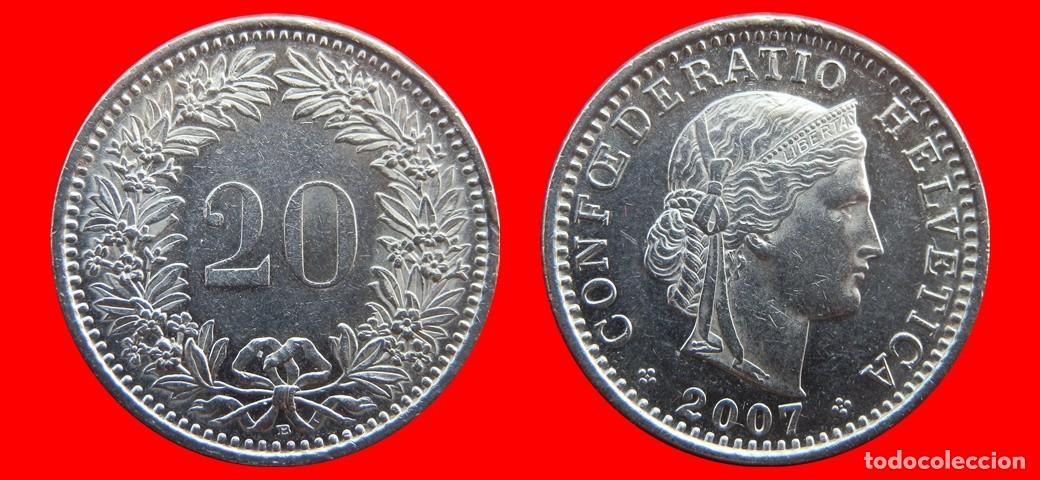 Monedas antiguas de Europa: 20 RAPPEN 2007 SUIZA-143960