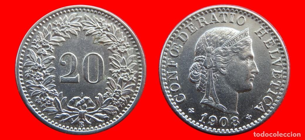 Monedas antiguas de Europa: 20 RAPPEN 2008 SUIZA-143961