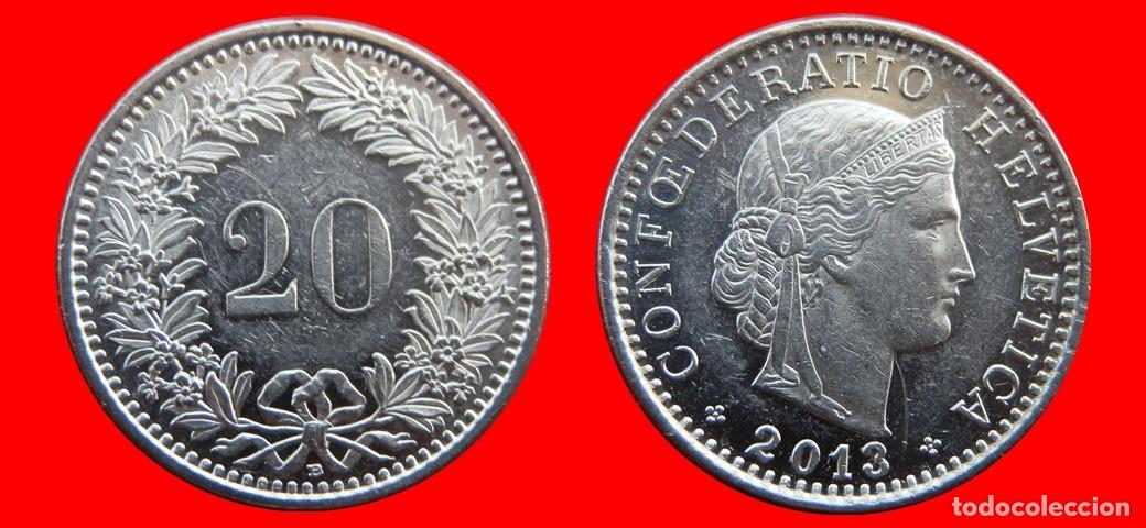 Monedas antiguas de Europa: 20 RAPPEN 2013 SUIZA-143962