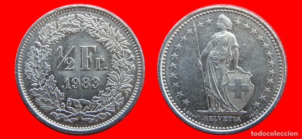 Monedas antiguas de Europa: 1/2 FRANCO 1983 SUIZA-143967