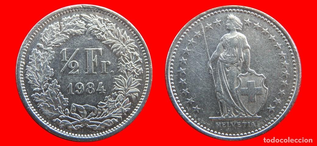 Monedas antiguas de Europa: 1/2 FRANCO 1984 SUIZA-143968
