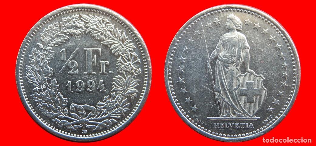Monedas antiguas de Europa: 1/2 FRANCO 1994 SUIZA-143971