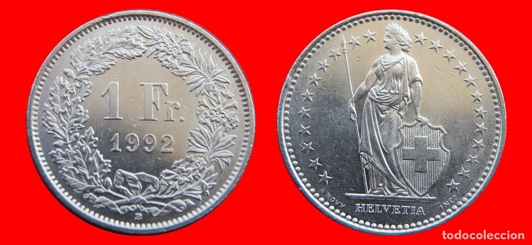 Monedas antiguas de Europa: 1 FRANCO 1992 SUIZA-143976