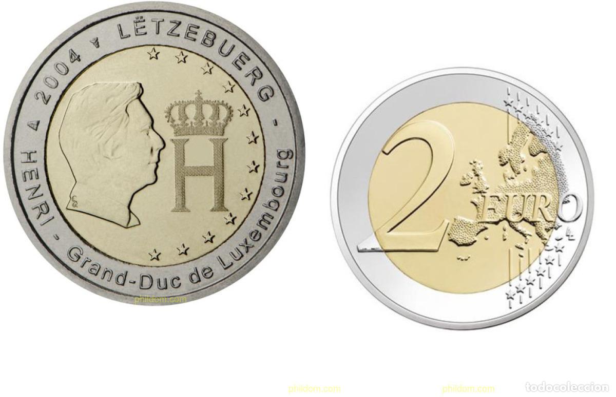Monedas antiguas de Europa: 3408 LUXEMBURGO 2004 MONEDA CONMEMORATIVA 2 EUROS LUXEMBURGO 2004