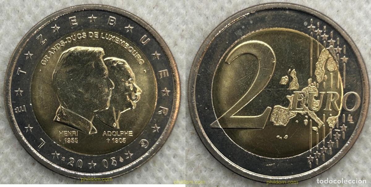 Monedas antiguas de Europa: 4685 LUXEMBURGO 2005 2 EUROS 2005 LUXENBURGO - HENRI I
