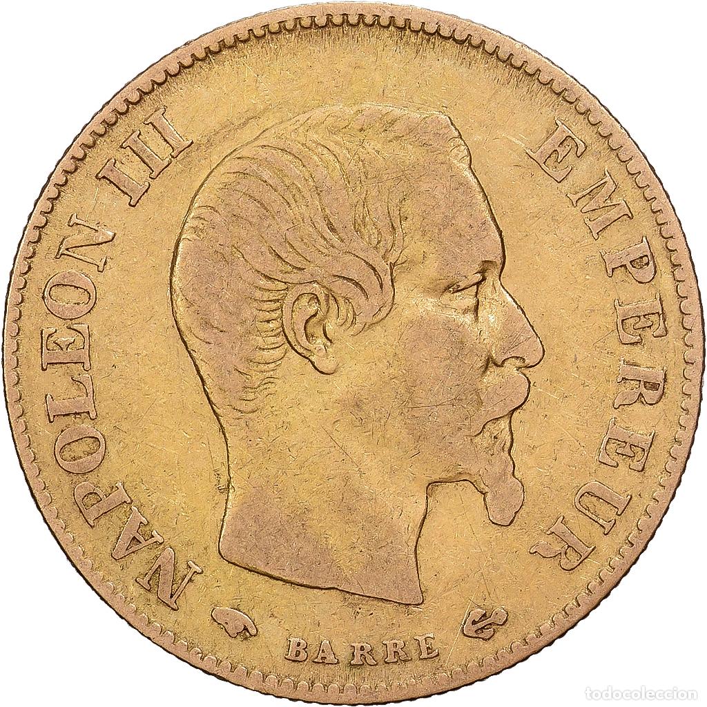 Monedas antiguas de Europa: [#1213935] Francia, 10 Francs, Napol&eacute;on III, 1860, Paris, Oro, BC+, Gadoury:1014, KM:784.3