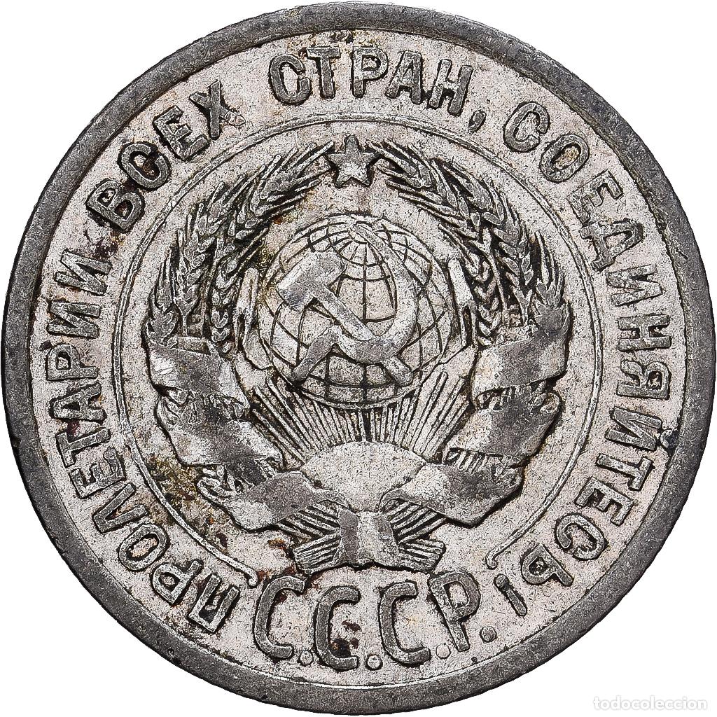 Monedas antiguas de Europa: [#1530052] Rusia, Soviet Union, 20 Kopeks, 1925, MBC, Plata, KM:88
