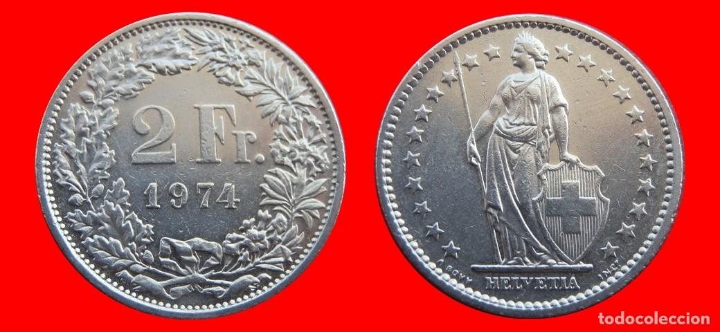 Monedas antiguas de Europa: 2 FRANCOS 1974 SUIZA-143982